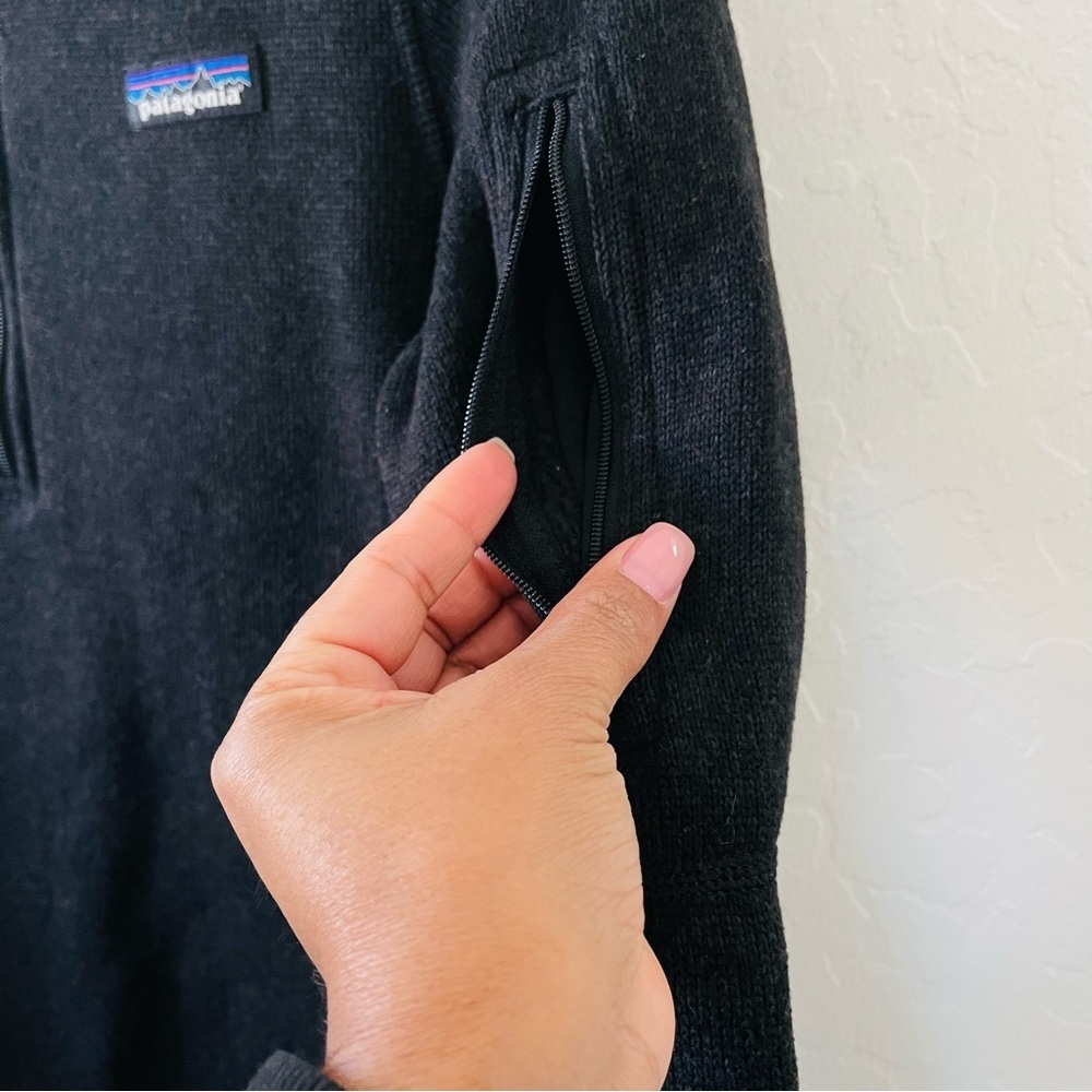 Patagonia Women's Black Better Sweater Zip-Up - Picture 5 of 8